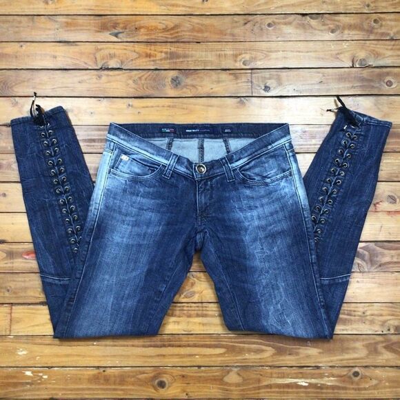 MISS sixty jeans rare Myla low rise tied legs size 29 low rise - Picture 2 of 12